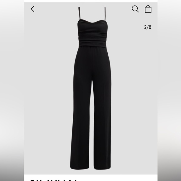 Jonathan Simkhai Pants - SIMKHAI Bustier black Jumpsuit